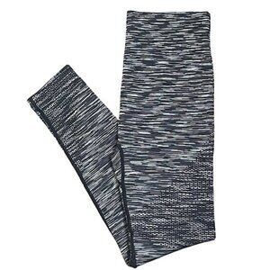 AERIE Chill Play Move Gray Space Dye High-Waisted Cropped Leggings - Size Small